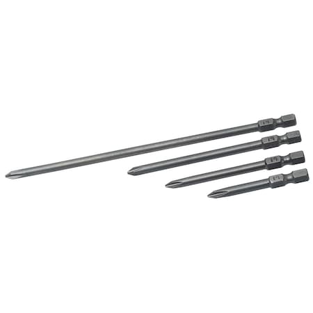 Urrea Ph#2 1/4X1-15/16 Heavy-duty 1/4 hex power drive Phillips bits 12004X